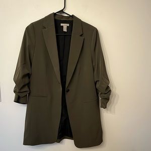Olive green blazer